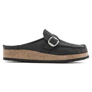 NEW BIRKENSTOCK unisex buckley leather clog - narrow width in black